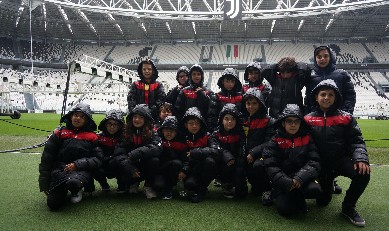 foto visita allo Juventus stadium 11-4-18