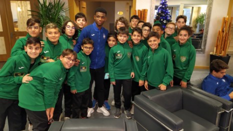 Le foto in albergo con la primavera dell'Atalanta